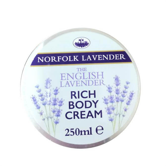 Norfolk Lavender Rich Body Cream Tin 250g